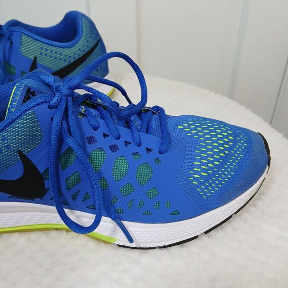 Nike Air Zoom Pegasus 31 Running Shoes Hyper Blue Cobalt/Black-Volt Men's Size 9 - Picture 12 of 16
